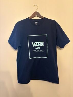 Vans Navy T-Shirt with Logo